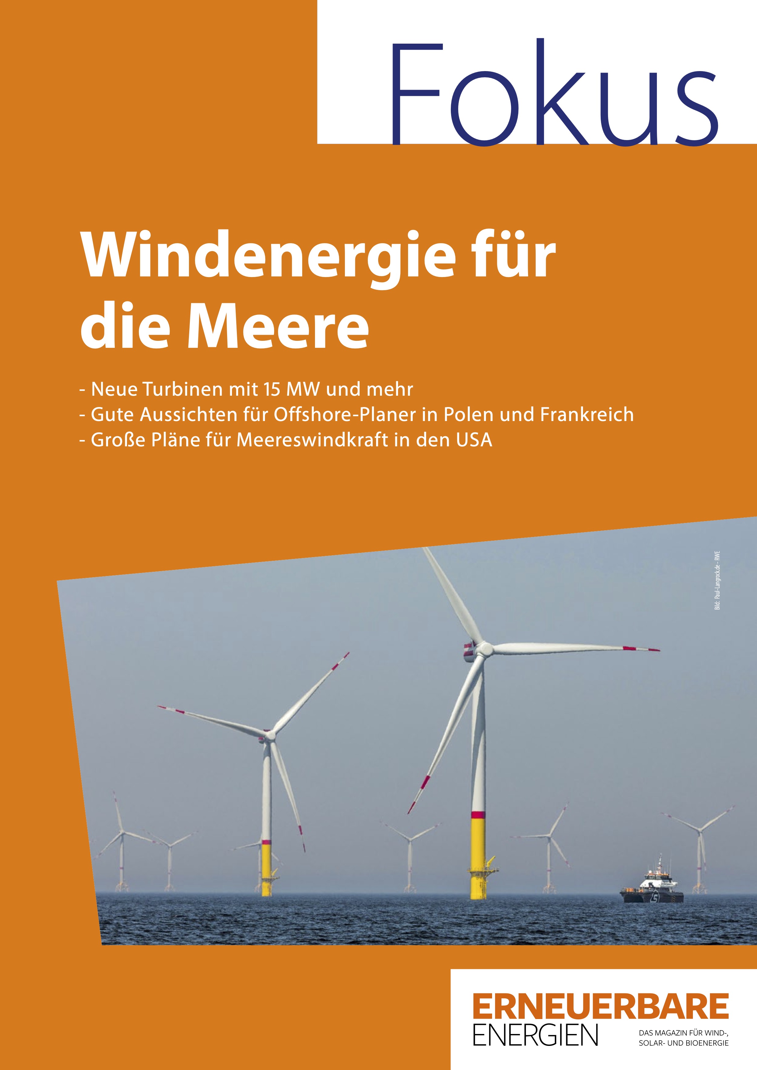 ERE Fokus Windenergie für die Meere